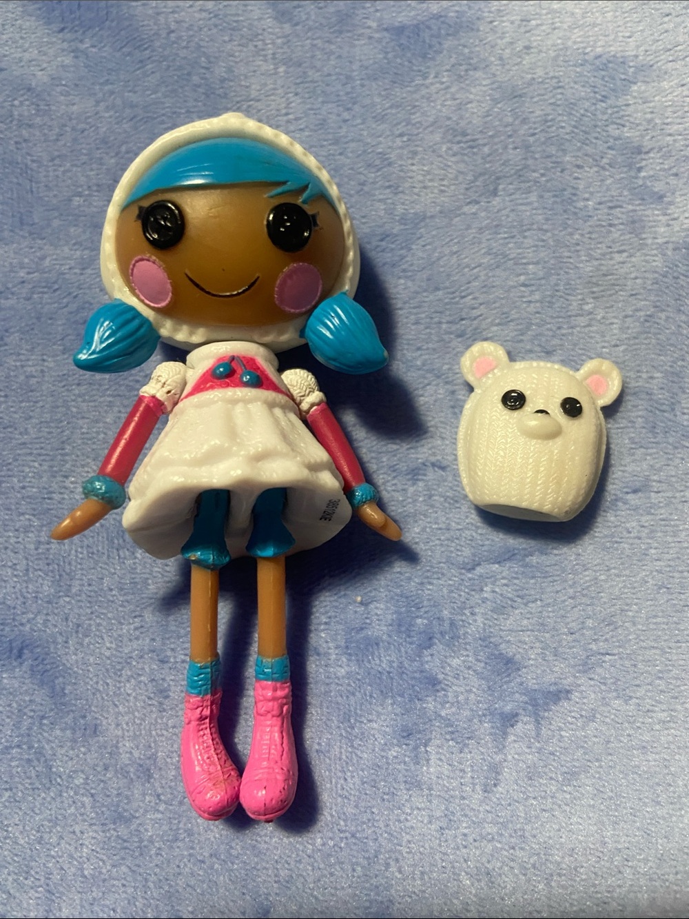 LalaLoopsy Mittens Fluff & Stuff w/ Her Pet Figure Toy